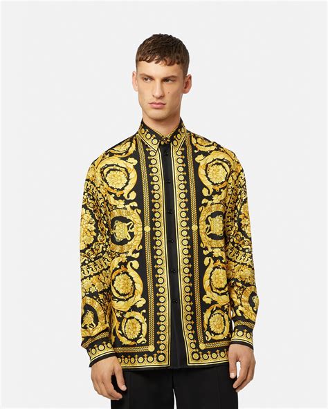 camiseta hombre versace|camisa versace hombre.